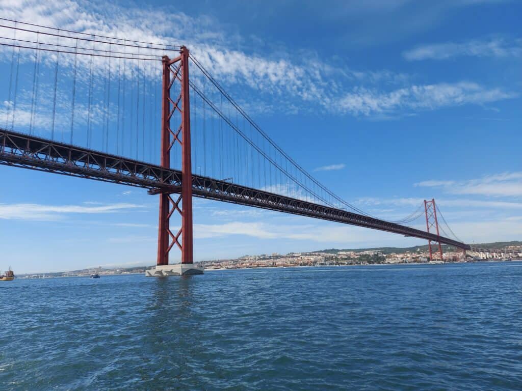 Vista del puente 25 de abril