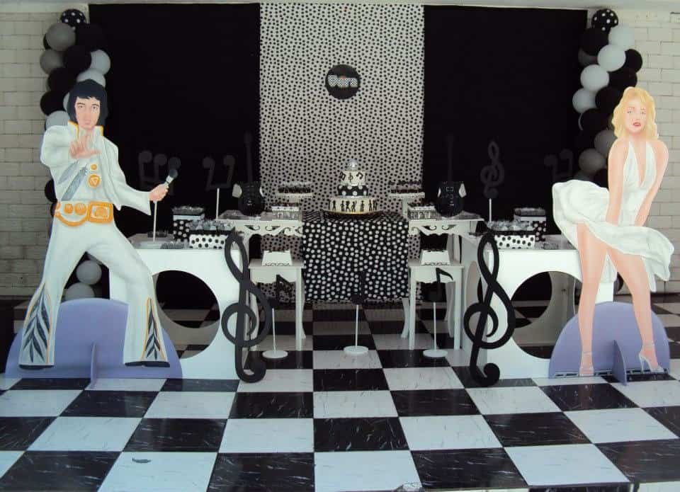 Decorar una fiesta de los años 50