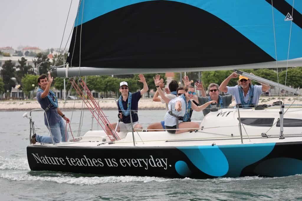 Animación durante una regata