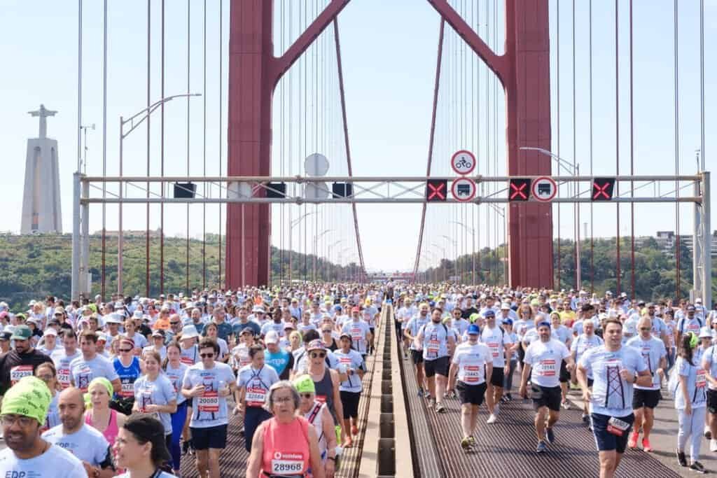El Medio Maratón de Lisboa cierra el Puente 25 de Abril 