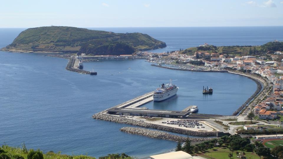 Uno de los puertos situados en el archipiélago de las Azores.