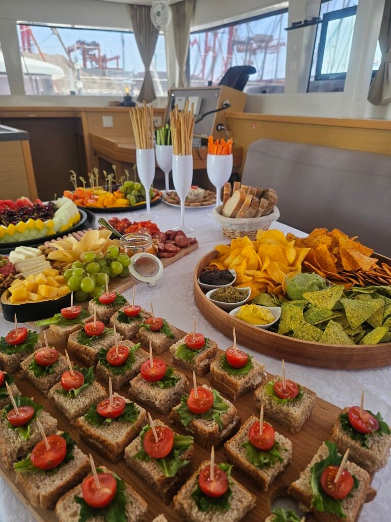 Aperitivos preparados con amor en el evento de Lisboa