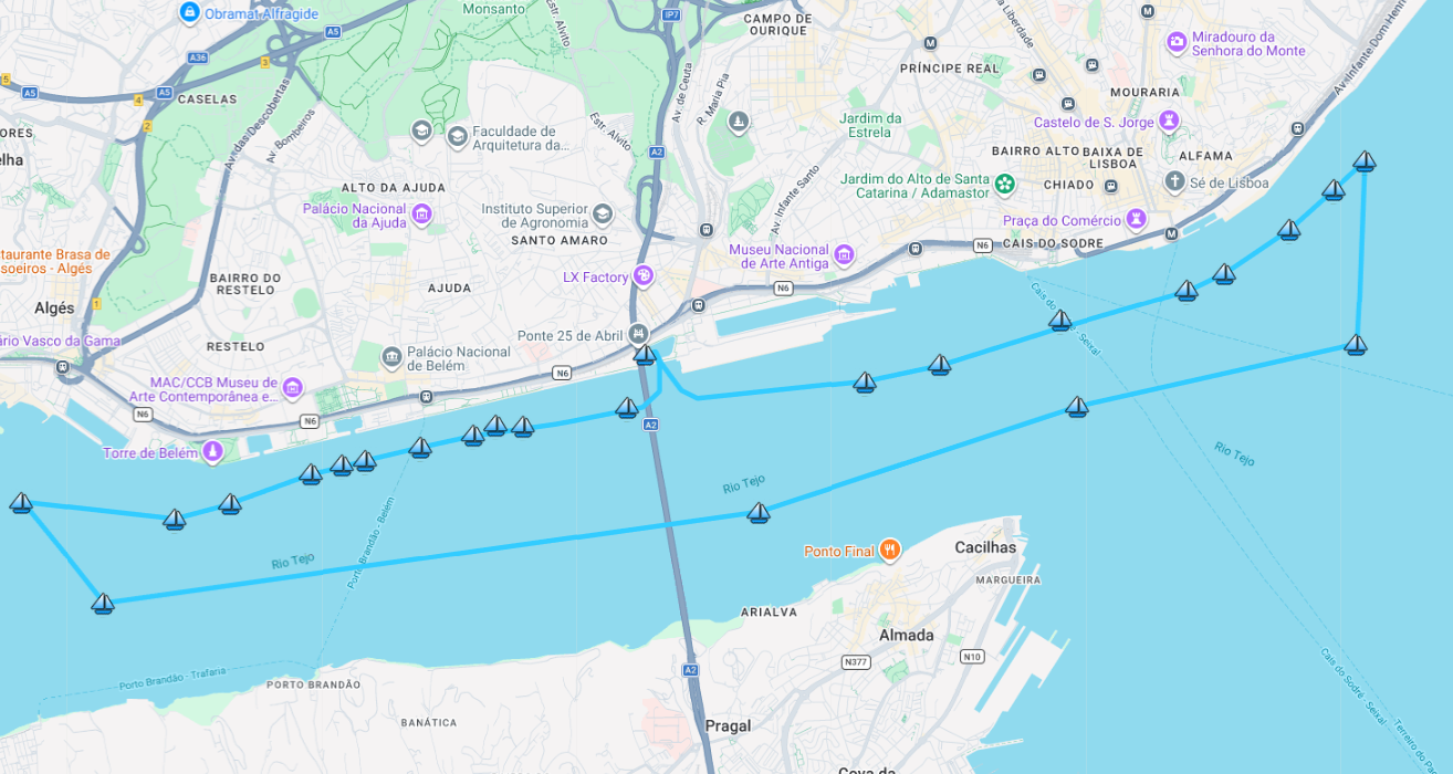 Ruta para un espectacular paseo en barco